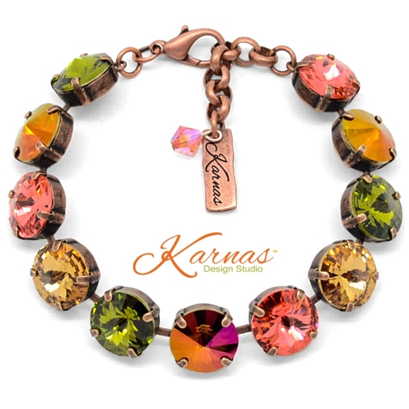 POCONO FALL 12mm Bracelet Swarovski Crystal KDS - Picture 1 of 5